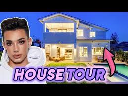 I take you down to see the movie theater, salon James Charles House Tour Mansion De Los Angeles Youtube