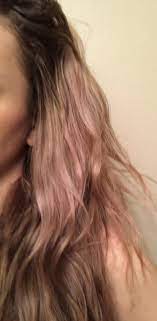 Kristin Ess Purple Shampoo Turned My Highlighted Hair Pink How Do I Fix This Will It Wash Out Hair Beauty Hair Highlights Hair Color Pink Purple Shampoo