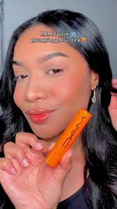 @maccosmetics squirt 💦 plumping gloss stick in hazard 🧡 #maccosmetics  #macsquirtgloss #plumpinggloss #macplumpinggloss #lipgloss