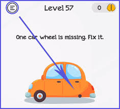 Maybe you would like to learn more about one of these? Braindom Level 57 Answer Fix Missing Car Wheel Pro Game Guides