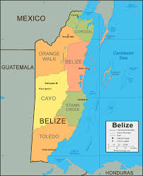 World class attractions include exploring the lush jungles with exotic plants and animals, deep sea fishing, swimming, snorkelling and diving in the caribbean sea with its attractive reefs. Belize Map And Satellite Image