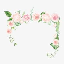 Rose Border Pink Roses Green Leaves Roses Border Png Transparent Clipart Image And Psd File For Free Download Flower Frame Flower Border Floral Border