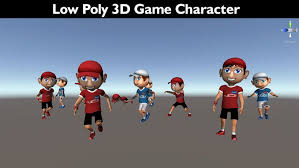 Low Poly 3d Game Character 1 Sponsored Aff Game Poly Characters Character Game Character Low Poly 3d Character