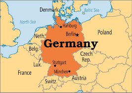 Around of half of the length runs along the rhine. Map Germany Capital Share Map