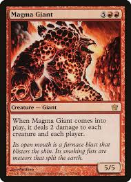Magma Giant Magic The Gathering Cards Giants Mtg