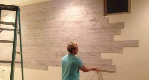 These could include windows, sockets or skirting boards, for example. Peel And Stick Wood Panels Provide An Instant Reclaimed Look Wall Planks Home Wood Paneling