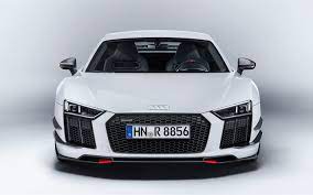 Download Wallpapers 4k Supercars Audi R8 2018 Cars White R8 Audi Besthqwallpapers Com Super Cars Audi Sport Audi R8 Sport