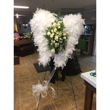 Compare funeral flowers offers & make the biggest savings this year! Funeral Spray Angel Wings Roseann S Flowers Beech Island Sc Florist Best Local Flower Shop