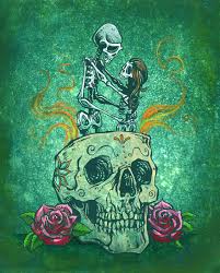 Amor Eterno Skull Art Skeleton Art Art
