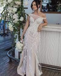 6 767 Likes 65 Comments Steven Khalil Steven Khalil On Instagram Chloe Chloemorello Wears Custom Des Boho Wedding Dress Bridal Dresses Wedding Dresses