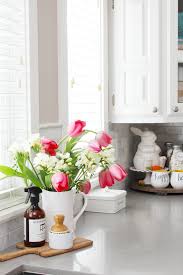 You can update them with new pretty plates are easy to decorate any wall. Simple Spring Decorations For The Kitchen Clean And Scentsible