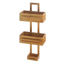 4.0 out of 5 stars 224 ratings. Bamboo Shower Caddy Organize W Three Basketbt 6102 China Serving Tray Shelf Organizer Holder Stand Crafted With 100 Naturally Beautiful Bamboo Made In China Com
