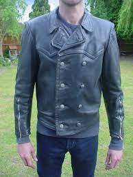 Original 1930 40s German Horsehide Leather Motorcycle Military Luftwaffe Jacket Ebay Jackets Dapper Suits Luftwaffe