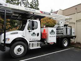 Bucket Truck With Logo And Contact Graphics Added Bucket Truck Trucks Car Wrap