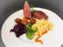 reh entrecote mit preiselbeer wildsauce rezept rezept rezepte lebensmittel essen entrecote