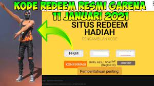 Kode redeem ff terbaru 15 mei 2021 dan cara klaim hadiah dari garena untuk dapatkan weapon skingame ponsel free fire (ff) kembali mengeluarkan kode redeem terbarunya, 15 mei 2021. Kode Redeem Free Fire Terbaru Hari Ini Januari 2021 Resmi Dari Garena Free Fire Youtube