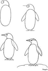 How To Draw Birds Dover Publications Samples How To Draw Penguin Penguin Drawing Easy Drawings Bird Drawings