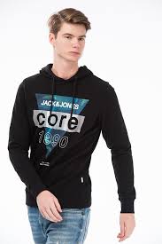Sweatshirt Solo Core Sweat Hood Jack Jones Trendyol Svetsortler Erkek Sweatshirt