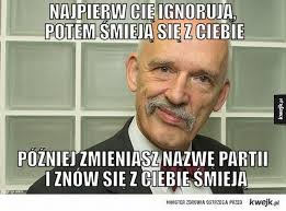 Ono się nawet gramatycznie nie trzyma kupy. Memy Kobiety Musza Zarabiac Mniej Bo Sa Mniej Inteligentne Janusz Korwin Mikke Znowu Zablysnal