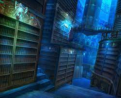 Magic, ball, library, columns, castle 4k wallpaper. Wallpaper Night Books Blue Library Light Darkness Screenshot Computer Wallpaper 1200x969 Fabianooliver 170624 Hd Wallpapers Wallhere