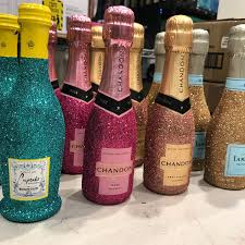 Pin On Glittered Wine Bottles