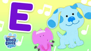 Learn about the letter e in this alphabet song. Letter E Alphabet Song With Blue By Jack1set2 On Deviantart