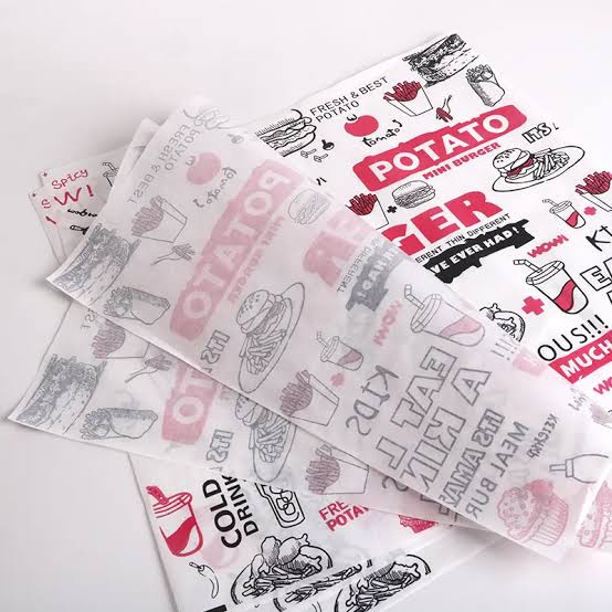 Custom Burger Wrappers Food Paper - Food & Beverage Packaging
