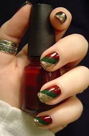 65 Christmas Nail Art Ideas Nenuno Creative First of all i always apply a base coat to.
