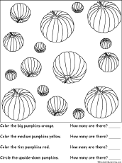 The 5 little pumpkin coloring page is fun for all ages. Pumpkins At Enchantedlearning Com