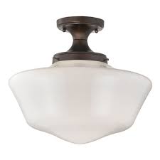 16 Inch Wide Schoolhouse Ceiling Light In Bronze Finish With Images Ceiling Lights Vintage Ceiling Lights Bronze Finish