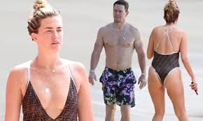 Mark wahlberg reflects on shoot that led to kate moss's breakdown. Mark Wahlberg And Wife Rhea Enjoy Day On Barbados Beach Daily Mail Online