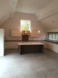 Warm up a grey kitchen with wooden flooring. Grey Or Wood Kitchen Worktop Cannot Decide Houzz Uk
