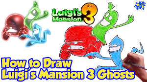 Have luigi use the film camera, press the right stick in to summon gooigi into the scene, and approach the well. How To Draw Luigi S Mansion Ghosts Easy Step By Step Drawing Youtube