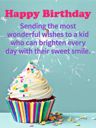 Happy Birthday Images For Kids You Brighten Days Happy Birthday Wishes Card For Kids Birthday Greeting Cards By Davia Happy Birthday Kids Kids Happy Birthday Images Cute Happy Birthday Wishes