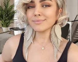 Rose Gold Extra Long Gold Italian Leather Feathers 8 Inches Long