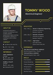 Free resume templates that gets you hired faster ✓ pick a modern, simple cv templates for every career. Free Electrical Engineer Resume Cv Template In Illustrator Ai Format Creativebooster