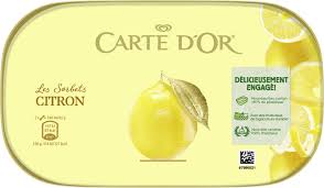 Carte D Or Sorbet Citron 900 Ml 585 G