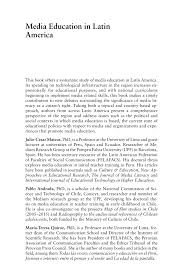We do not own, produce or host the videos displayed on this website. Pdf The State Of Media Education In Latin America