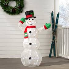 Tips for indoor christmas decorations: Indoor Lighted Snowman Wayfair