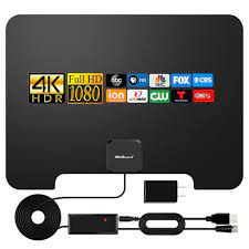 Amazon.com: 2023 Newest HD TV Antenna up 180 Miles Range-Indoor Antenna  Support 4K 1080P All Older TV's & Smart TV, Digital Antenna with Amplifer  Signal Booster-18 FT Premium Coaxial Cable : Electronics