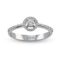 Zen Pirlanta 0 28 Karat Tektas Pirlanta Yuzuk Baget Yuzuk Nisan Yuzugu Yuzuk