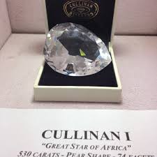 Cullinan (diamant) — les neuf plus gros éclats débités à partir du cristal natif du cullinan. Fotos Bei Cullinan Diamond