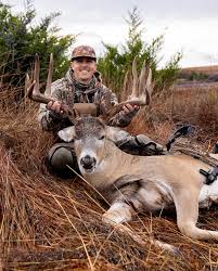 First look. Craziest deer we've ever seen. It's like he grew his rack  upside down. More pics to come. No words to describe how grateful I feel  right now.