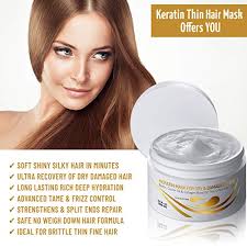 Hair masks can give your hair everything it craves—whether it's softening, smoothing, or just bringing it back to life. Vitamins Hair Mask Keratin Hair Treatment Biotin Castor Oil Collagen Protein And Coconut Oil Deep Conditioner For Broken Thin Dry Damaged Hair Amazon De Beauty