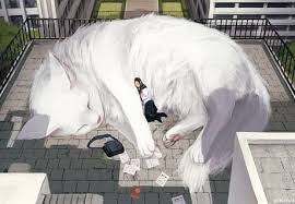This Japanese Artist Created Big Cuddly Animal To Soothe People Making Us Feel Better Giant Animals Cat Art Japanese Artists