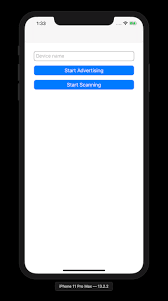 Scan And Broadcast To Nearby Devices With Core Bluetooth