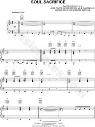 Carlos santana — evil ways 04:00. Santana Soul Sacrifice Sheet Music Piano Solo In A Minor Transposable Download Print Sku Mn0076020
