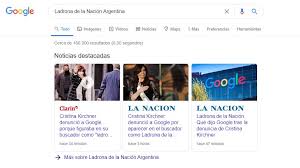 Maybe you would like to learn more about one of these? Cristina Kirchner Demando A Google Porque En Su Buscador Salia Como Ladrona De La Nacion Argentina Periodico El Sol Colombia