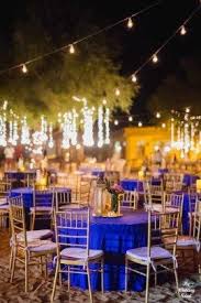 See more ideas about wedding, wedding decorations, blue wedding decorations. Beautiful Royal Blue And Gold Decor Out On The Beach For A Sangeet Night With Light Navy Blue And Gold Wedding Blue Gold Wedding Royal Blue Wedding Decorations