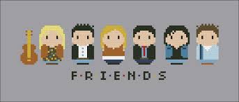 Friends Tv Series Mini People Cross Stitch Patterns Products Bordado De Cozinha Pontos Cruz Para Desenhos Da Disney Marcadores De Paginas Em Ponto Cruz